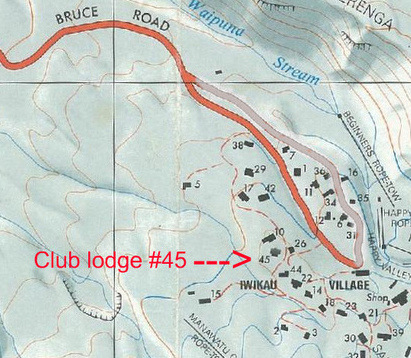 Map of location of WTMC lodge